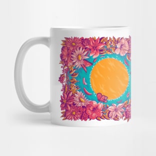 sunset in a lake Mug